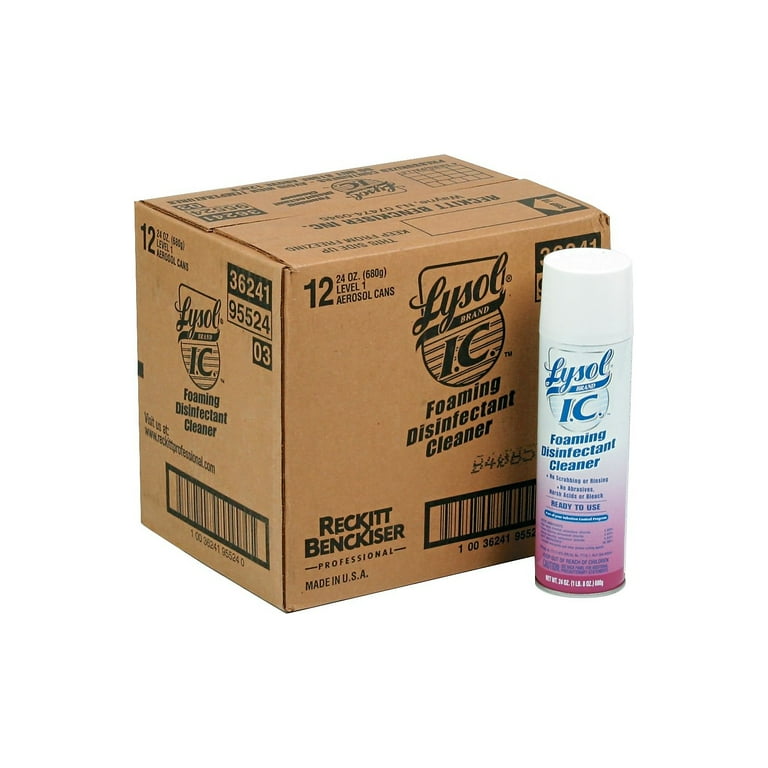 Lysol Foaming Disinfectant Cleaner, Sold as 1 Each Lysol Foaming Disinfectant Cleaner, Sold as 1 Each