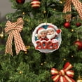 thumbnail image 7 of Zawou Multicolor Acrylic Christmas Hanging Decoration – Flat Santa Claus Couple Ornaments for Tree, Wedding, Holiday, or Personalized DIY Decorations, Adds Cheerful Seasonal Ambiance, 7 of 7