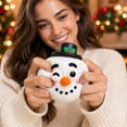 thumbnail image 3 of Christmas Snowman Squishy Toy with Diy Expression, Single Piece, White, for Kids and Adults, Relaxation Toy, 3 of 4