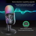 thumbnail image 5 of USB Condenser Microphone Rgb Microphone Wire Game Live Recording Studio Streaming Laptop Esports Game Microphone, 5 of 5