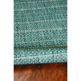 thumbnail image 3 of 8' Round Teal Geometric Pattern Indoor Outdoor Area Rug, 3 of 5