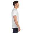 thumbnail image 4 of Adult 4.5 oz., 100% Ringspun Cotton nano-T� V-Neck T-Shirt (WHITE - XL), 4 of 4