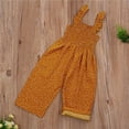 thumbnail image 4 of Peyan 1-6T Kids Girl’s Chiffon Summer Suspender Jumpsuit Sleeveless Polka Dot Long Pants Overalls, 4 of 6