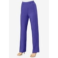 thumbnail image 2 of Roaman's Women's Plus Size Wide Leg Bend Over Pant, 2 of 4