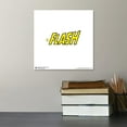 thumbnail image 4 of Gallery Pops DC Comics The Flash - The Flash Graphic Text Wall Art, Unframed Version, 12" x 12", 4 of 5