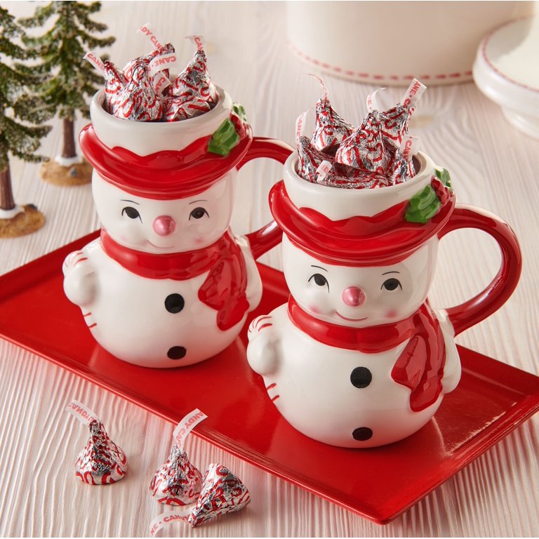 Hershey's Kisses White Creme, Peppermint Christmas Flavor, Holiday