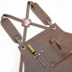 thumbnail image 2 of 2025 Latest Model Unisex Adjustable Cross Strap Canvas Apron with Tool Bag for, 2 of 5