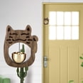 thumbnail image 1 of gato Puerta Carillón Timbre colgante Decoración Campana Sonido Carillón Carillón Feng Shui para negro CUTICAT Carillón de viento, 1 of 8