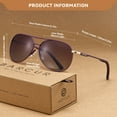 thumbnail image 2 of BARCUR Exquisite Vacation Style Sunglasses With UV Protection And Glare Reduction, Versatile Daily Brand Packaging, 2 of 2