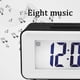 thumbnail image 5 of Rawiri Reloj despertador digital LED Reloj digital Despertador Fecha Temperatura Posponer 8 Música Sueño Funciona con pilas (Negro), 5 of 5