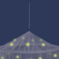 thumbnail image 4 of Canopy for Girls Bed with Pre-Glued Glow in The Dark Stars - Princess Mosquito Net Room Decor - Kids & Baby Bedroom Tent with Galaxy Lights - 1 Opening Canopy Bed & Hanging Kit Included, 4 of 12