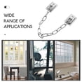 thumbnail image 5 of Milisten 1Set Door Chain Locks for Apartment and Dormitory Use Silver, 5 of 8