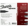 Sharpie Extreme Permanent Markers, Fine Point, Black, 2 Count