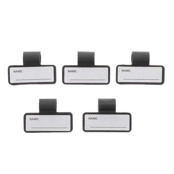 Miangastore 5 Pcs Cartes de Nom Stéthoscope Étiquette d'Identification pour Tube Stéthoscope