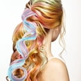 thumbnail image 2 of MasteelfCA 18 Pcs Extensions de Cheveux Pièces à Clip Perruque Pièces de Cheveux Colorées pour Femmes, 2 of 8