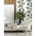 thumbnail image 6 of NextWall Harry & Grace Leaf Stripe Peel and Stick Wallpaper 20.5 in. W x 18 ft. L - Inkwell, 6 of 8