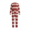 thumbnail image 1 of Lucakuins Christmas Family Romper ropa de dormir, estampado de copos de nieve manga larga cuello redondo/mono largo con capucha Lucakuins moda, 1 of 9