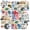 2A-35pcs, variant on 35pcs Cartoon Science Stickers Chemistry Teacher Stickers Biology Kids Stickers for Laptops Suitcases Notebooks