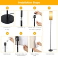 thumbnail image 4 of Neoglint Lampe sur Pied Moderne Haute avec Ampoule DEL RVB+CCT Bluetooth, 4 of 9