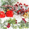 thumbnail image 5 of MAMOWEAR Red Berry Christmas Garland, 5ft Flexible Artificial Red and Burgundy Berry Garland for Indoor Outdoor Hone Fireplace Decoration for Winter Christmas Holiday New Year Decor, 5 of 7