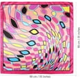thumbnail image 2 of AWAYTR 35" Large Square Satin Head Scarf - Silk Hair Scarf Square Hair Bandanas Women Sleeping Head Wraps, 2 of 5