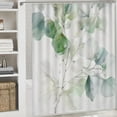 thumbnail image 6 of Awypu Shower Curtain Waterproof Sage Green Multiple Sizes White, 6 of 7