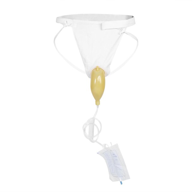 Silicone Urine Bag Spill Proof Collector Catheter Aid Pee Holder for Urinary Incontinence