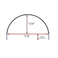 thumbnail image 5 of Agfabric 8ft Long, 1/4" Dia, Heavy-duty Double Hoops For Row Cover, Hoop House Support, Plant Cover &Frost Blanket For Season Extension Support (5 Pack), 5 of 5