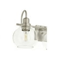 thumbnail image 4 of Halyn 23 in. 3-Light Brushed Nickel Bathroom Vanity Light with Clear Glass Shades, 4 of 8
