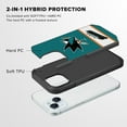 thumbnail image 2 of Apple iPhone 15 Plus - NHL Licensed San Jose Sharks Team Logo on Jersey Textured Dual Layer Case, 2 of 5