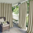 thumbnail image 2 of Elrene  Highland Stripe Indoor/ Outdoor Curtain Panel Red 84 Inches, 2 of 3