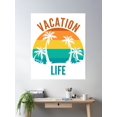 thumbnail image 2 of Bloom Theory Vacation Life Poster Wall Art, Modern Wall Decor, 8x12 UNFRAMED, 2 of 3