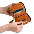 thumbnail image 5 of Claasico RFID Blocking Female Modern Bifold Wallet, Tan, 5 of 8
