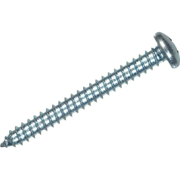 Hillman 12 in. x 1 in. L Phillips Pan Head Zinc-Plated Steel Sheet Metal Screws 10 1 pk