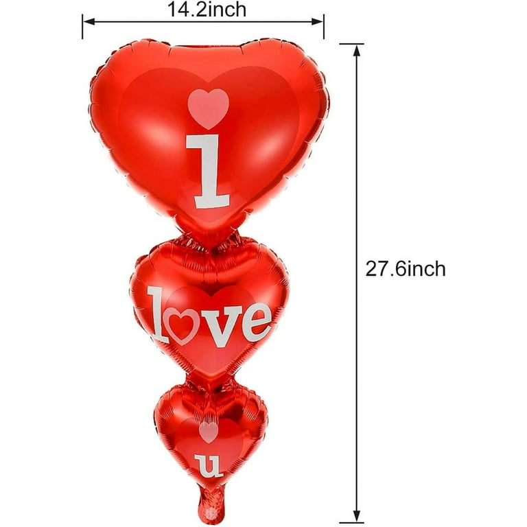 I Love You Helium Balloon (18 inch) I Love You Helium Balloon (18 inch)