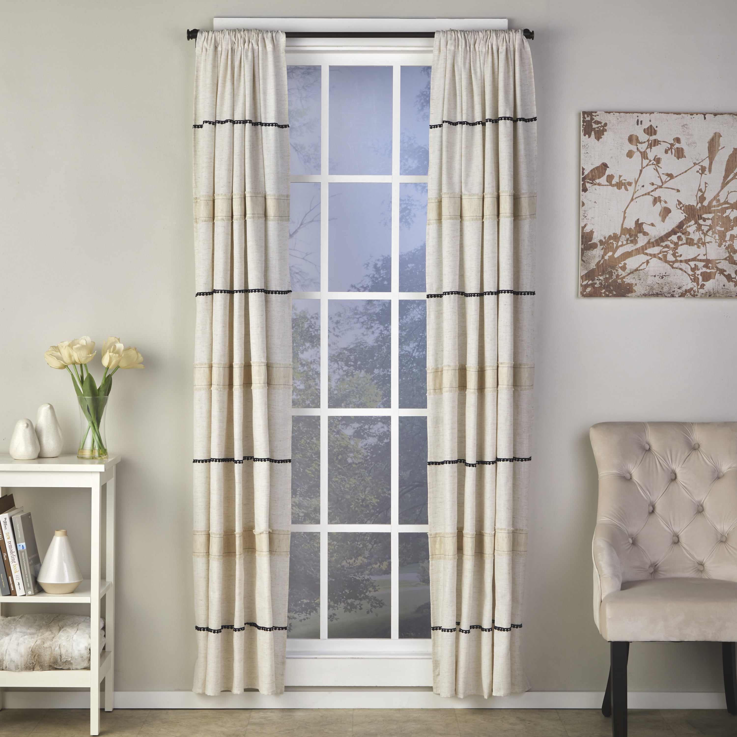SKL Home Frayser 63 Inch Panel Pair, Linen
