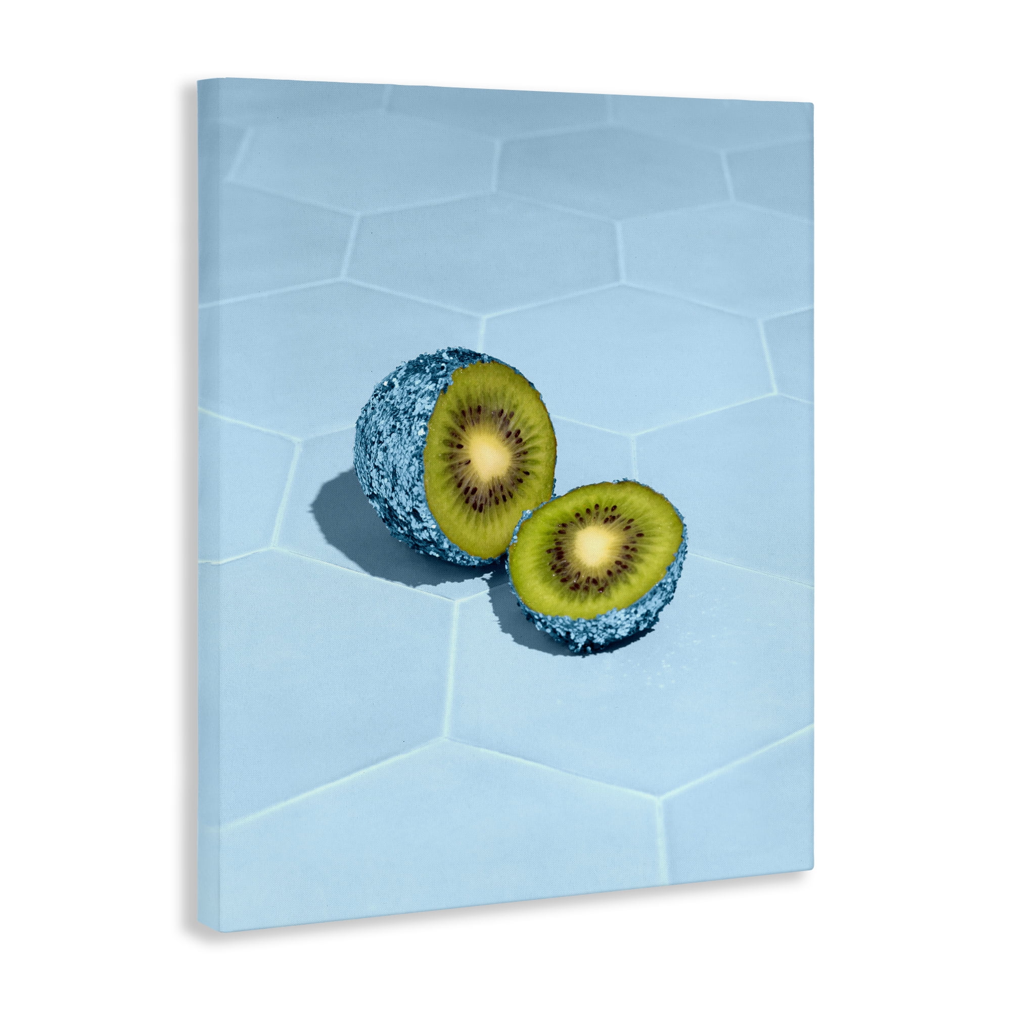 Stupell Industries Blue Glimmer Kiwi Canvas Wall Art, design by LISH Creative