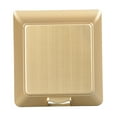 thumbnail image 3 of Switch Cover Outlet Cover Boxes Waterproof Universal Durable Outlet Box Protective Cover Lamp Switch Cover Switch Box for Indoor Outdoor Gold, 3 of 8
