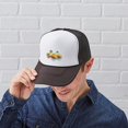 thumbnail image 5 of CafePress - Easter Egg Abstract - Adjustable Unisex Printed Trucker Hat with Mesh Back, 5 of 8