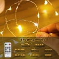 thumbnail image 5 of 300LED Fairy Curtain Lights, 9.8x9.8Ft Warm White USB Plug in 8 Modes Christmas String Hanging Lights with Remote for Bedroom, Indoor, Outdoor, Weddings, Party, 5 of 7