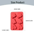 thumbnail image 3 of Christmas Silicone Soap and Cake Mold Set 3D Tree Snowflake Santa Snowman Designs for DIY Bath Candles Ice Cubes and Jelly, 3 of 5