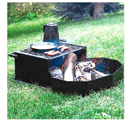 Campfire Pit Ring with Grill