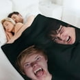 thumbnail image 6 of Blanket Sam and Colby Blanket Soft Comfortable Warm Wool Blanket Fan Gift Suitable for Room Sofa Office Bed Car Camping Sofa Decoration Comfortable Plush Beach 30"x40", 6 of 6