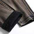 thumbnail image 4 of LZLER Mens Jeans Ripped Distressed Slim Embroidery Denim Jean Pants, 4 of 6