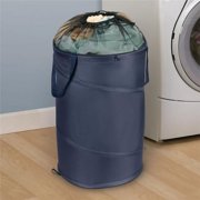 Household Essentials Pop-Up Hamper With Water-Resistant Lining, Navy