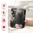 thumbnail image 5 of 12oz Coffee Tumblers Pioneer Flower Stainless Steel Vacuum Insulated Travel Tumbler Coffee Cups Mug with Lid and Straw with Cleaning Brush for Cold & Hot Drinks, 5 of 5