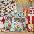 thumbnail image 6 of Naloa Cartoon Car Racing Drawstring Christmas Bags, 3D Xmas Gift Bags, Christmas Wrapping Bags, Xmas Goodie Bags, Treat Pouch Bags, Party Favor Bags-Medium, 6 of 9