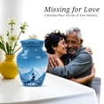 thumbnail image 7 of Gramophone Miniature Cremation Urns For Adult Ashes Female - Small Keepsake Urns For Adult Male - Tiny Urn For Human Ashes For Man And Woman - Blue Mini Urn For Mother & Father 3 Inch, 7 of 7