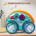 thumbnail image 5 of Darzheoy Dynamic Gear-Powered Car with Led Lights, Kids Transparent Luminous Toy Car, Bump and Go Toy Cars with Colorful Moving Gears, Suitable for Kids Aged 1-3 Years, 5 of 8