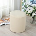 thumbnail image 3 of Tabouret Extensible avec Pouf Rond er Coulissant Inclut ion de Meuble avec Fond Extensible pour Salon, Support P 2 Pcs, 3 of 3